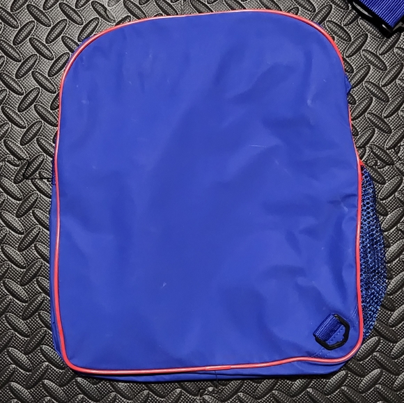 Retro Trafalgar Travel Bag Blue/Red Graphic Rainbow - Picture 4 of 6